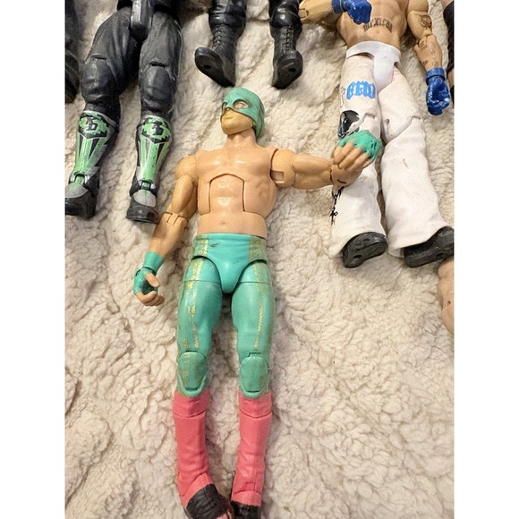 WWE Wrestling Action Figure Collection Lot Articulated Multicolor Plastic - Picture 6 of 14